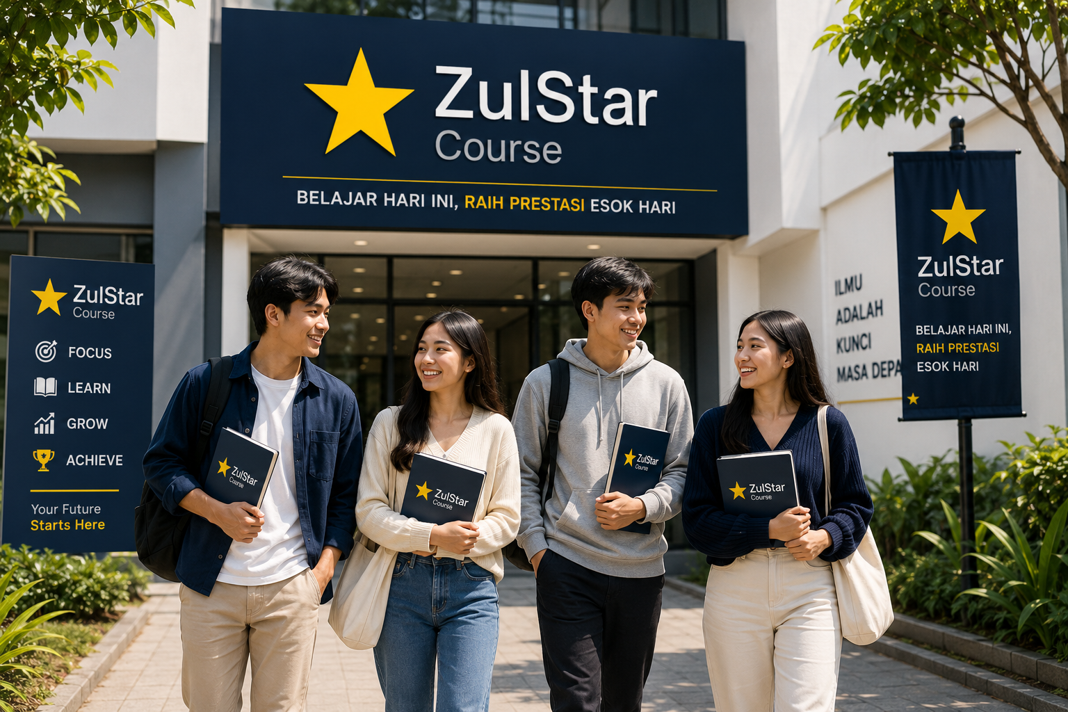 Mahasiswa menuju Zulstar Course